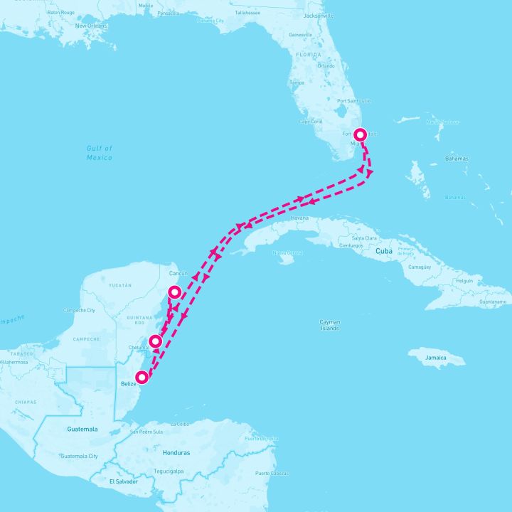 6 Night Western Caribbean With Mexico (Ft. Lauderdale Roundtrip)