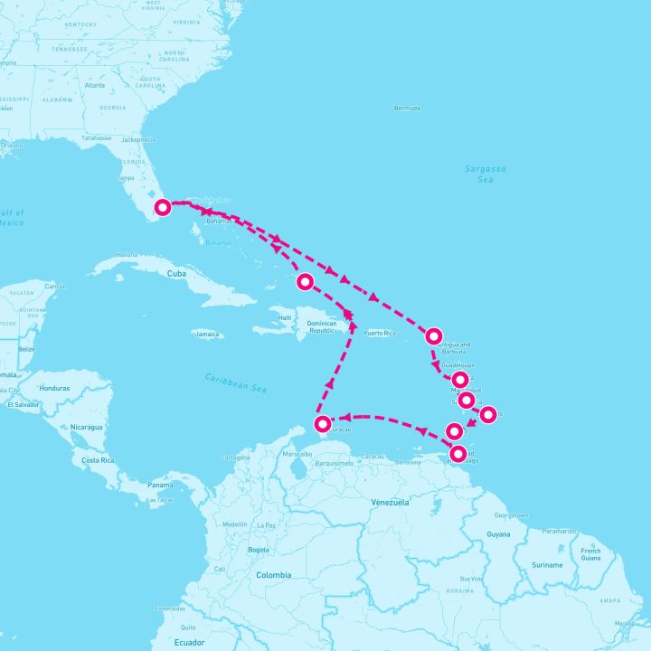 14 Night Circle Caribbean (Ft. Lauderdale Roundtrip)