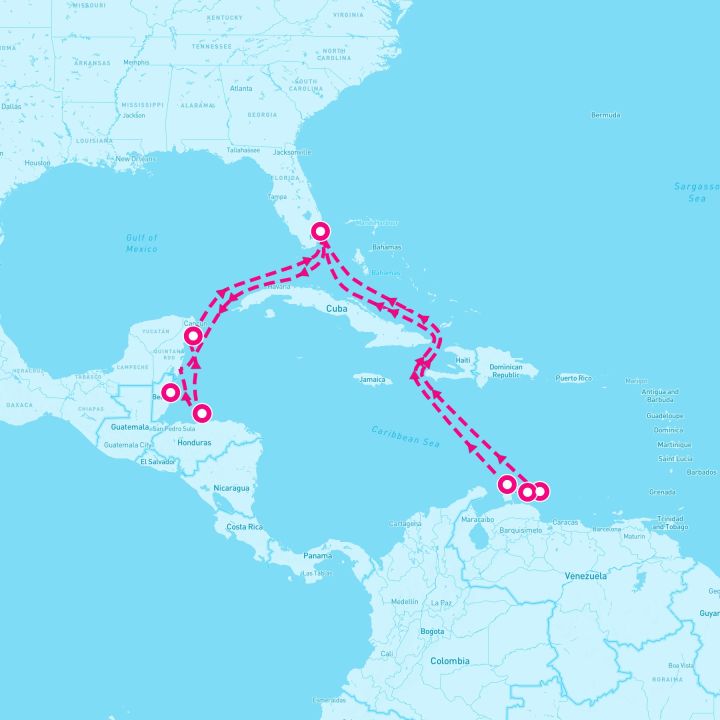 14 Night Caribbean South/West Adventurer (Ft. Lauderdale Roundtrip)