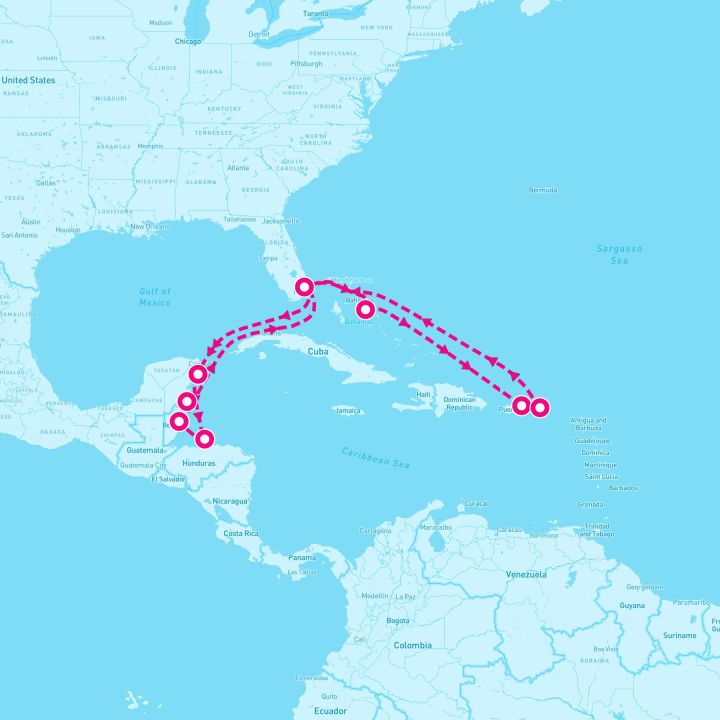 14 Night Eastern/Western Caribbean Adventurer (Ft. Lauderdale Roundtrip)