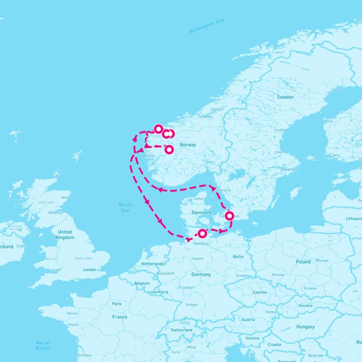 7 Night Northern Europe (Kiel Roundtrip)