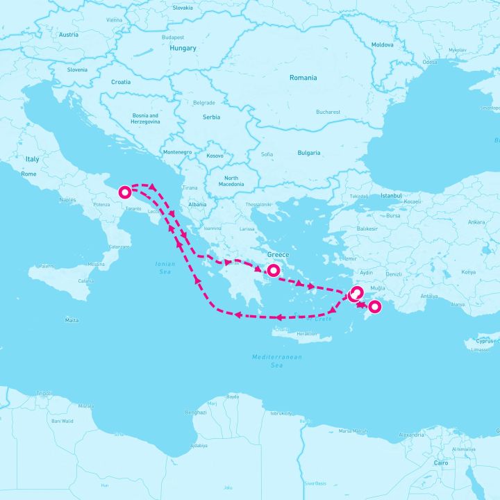 7 Night Eastern Mediterranean (Athens Roundtrip)