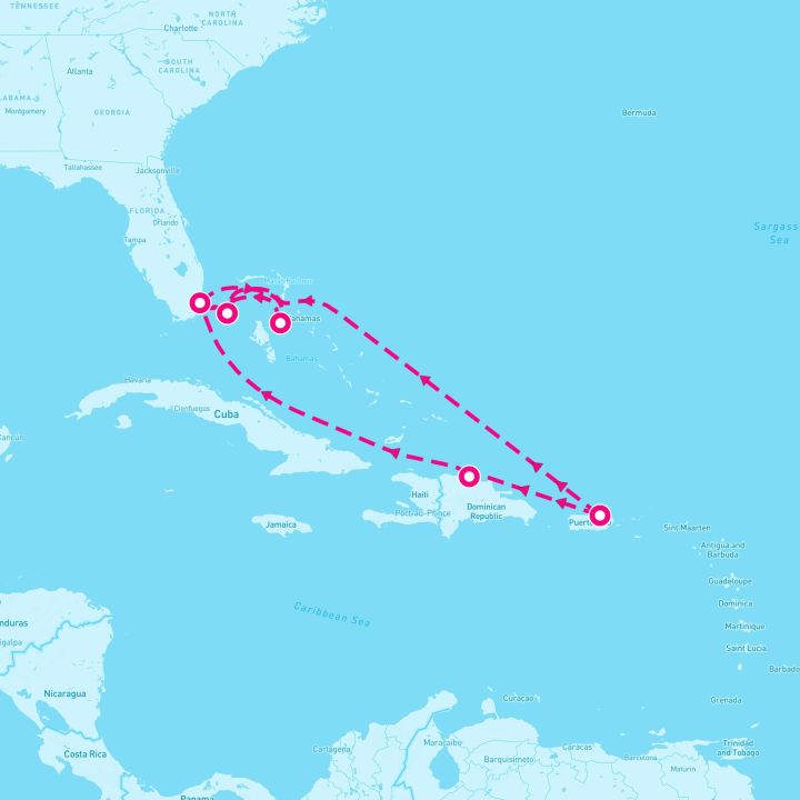 10 Night Caribbean & Bahamas (Miami Roundtrip)