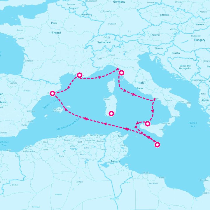 7 Night Western Mediterranean (Barcelona Roundtrip)