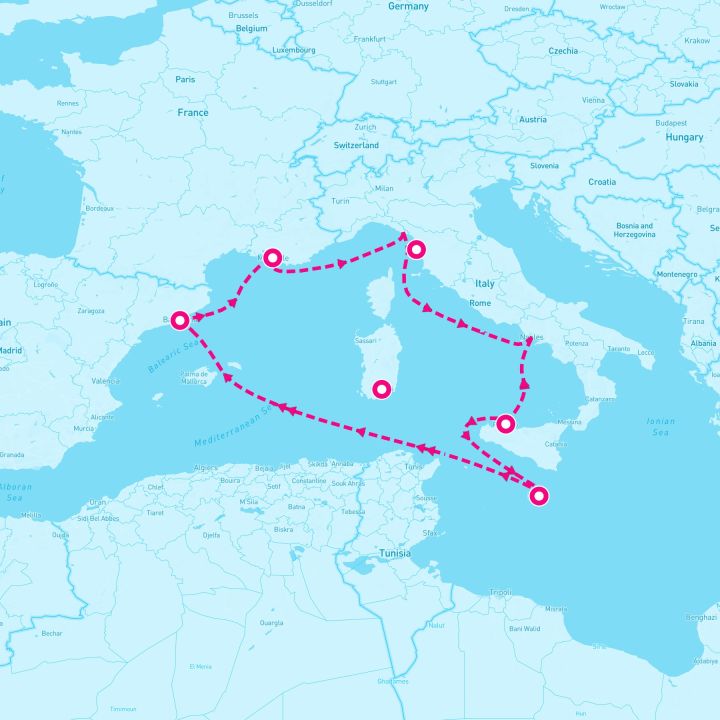 7 Night Western Mediterranean (Barcelona Roundtrip)