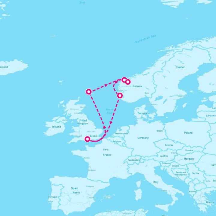 7 Night Norwegian Fjords (Southampton Roundtrip)