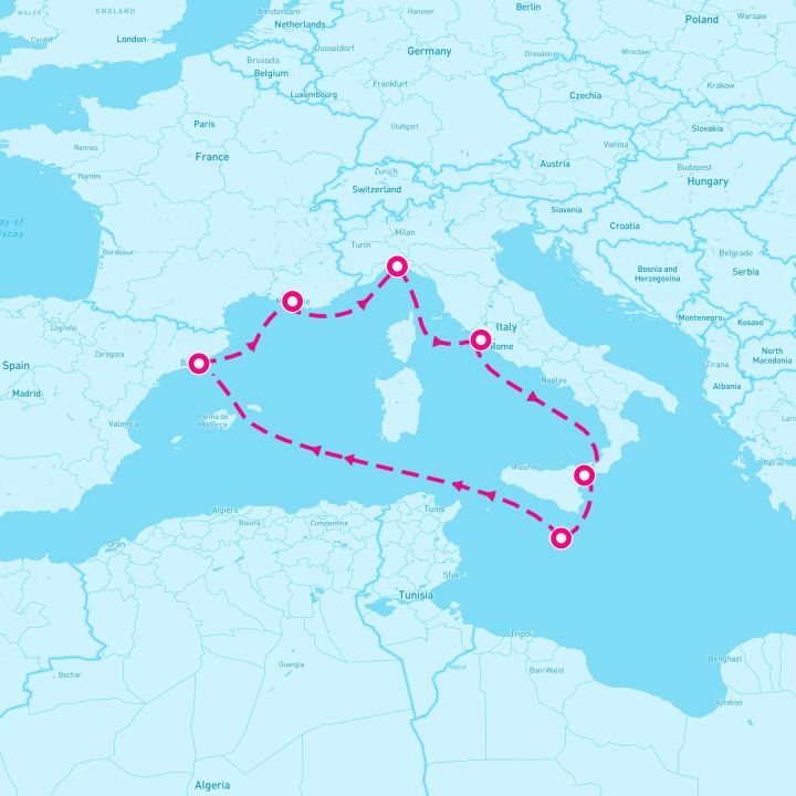 7 Night Western Mediterranean (Marseille Roundtrip)