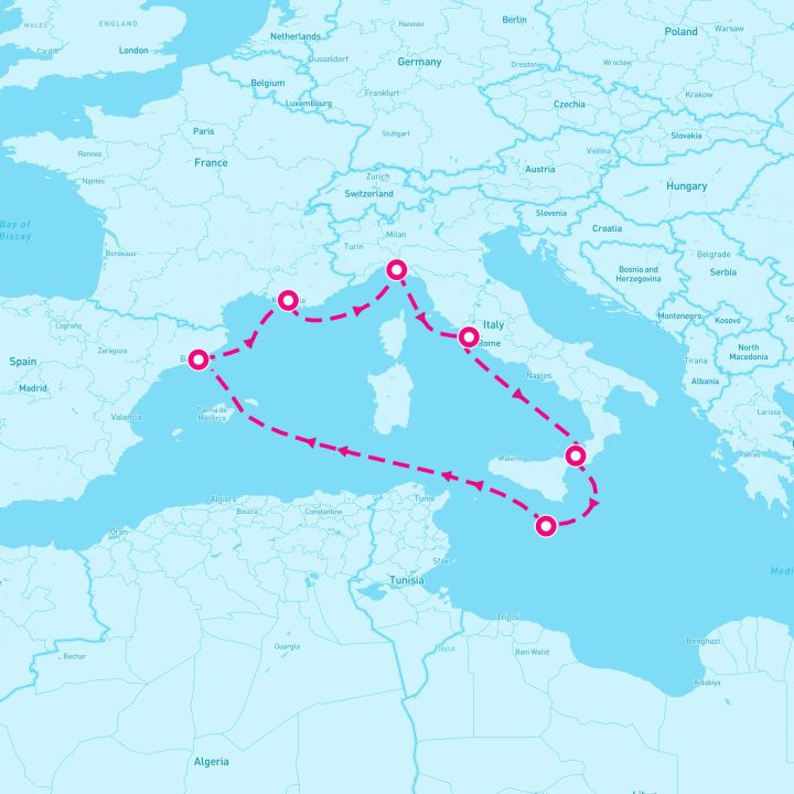 7 Night Western Mediterranean (Rome Roundtrip)