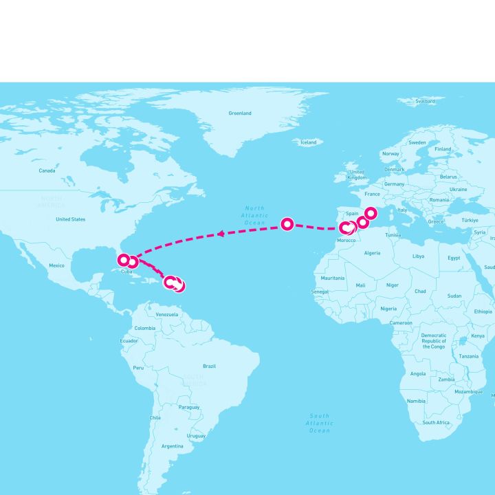 25 Night Iberian & Island Dreams (Barcelona To Miami)