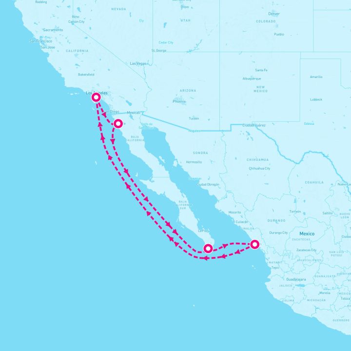 7 Night Ensenada Cabo & Mazatlan (Los Angeles Roundtrip)