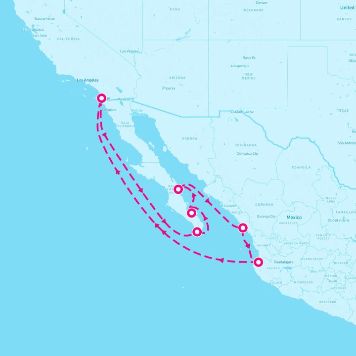 10 Night Mexican Riviera & Sea Of Cortez (San Diego Roundtrip)