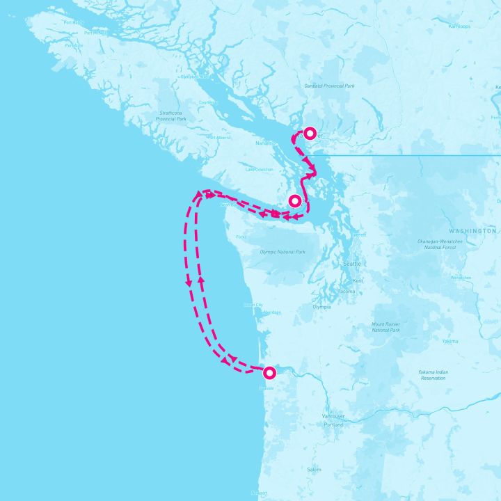 4 Night Pacific Northwest (Vancouver Roundtrip)