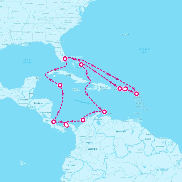 21 Night Eastern Caribbean & Panama Canal: U.S. Virgin Islands (Ft. Lauderdale Roundtrip)