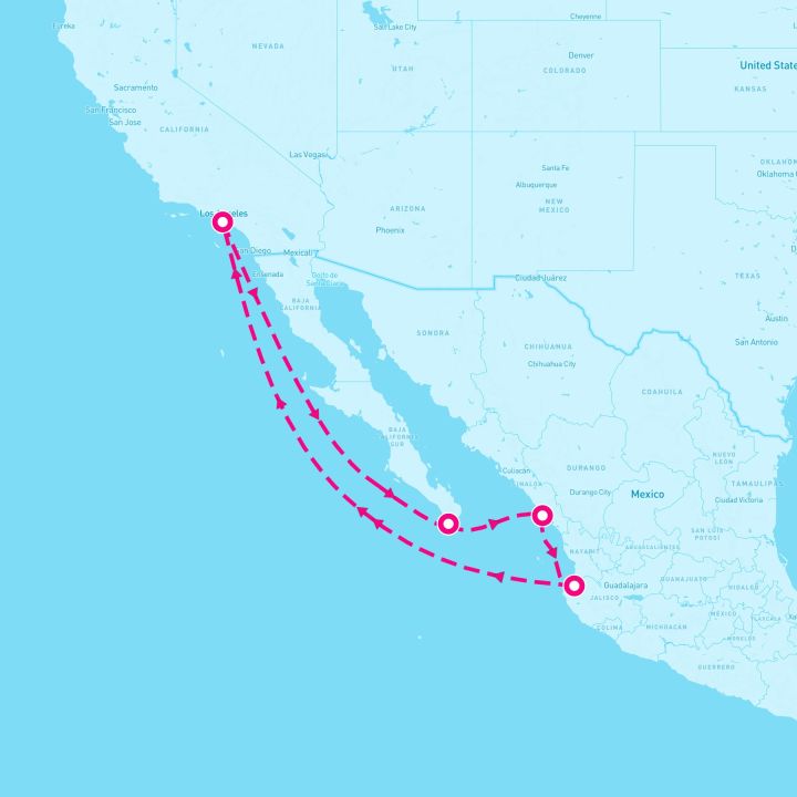 7 Night Mexican Riviera: Cabo & Puerto Vallarta (Los Angeles Roundtrip)