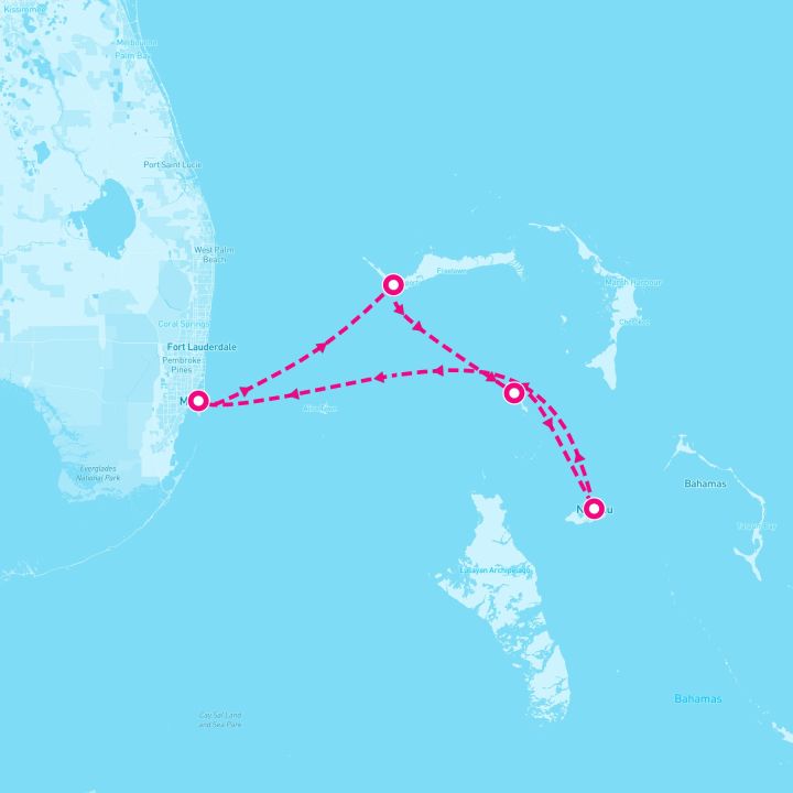 4 Night Bahamas: Great Stirrup Cay & Nassau (Miami Roundtrip)