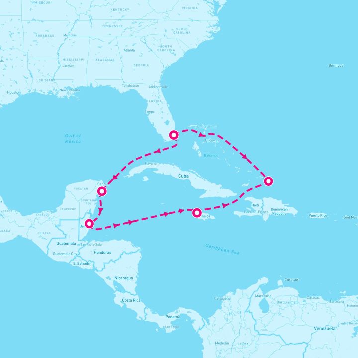 9 Night Western Caribbean (Miami Roundtrip)