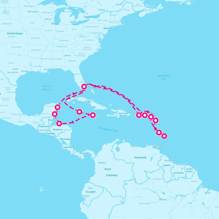 21 Night Caribbean (Miami Roundtrip)