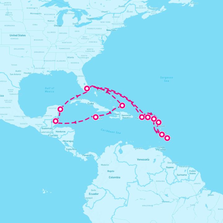 21 Night Caribbean (Miami Roundtrip)