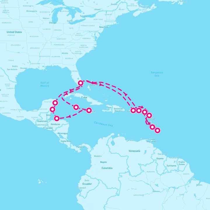 21 Night Caribbean (Miami Roundtrip)