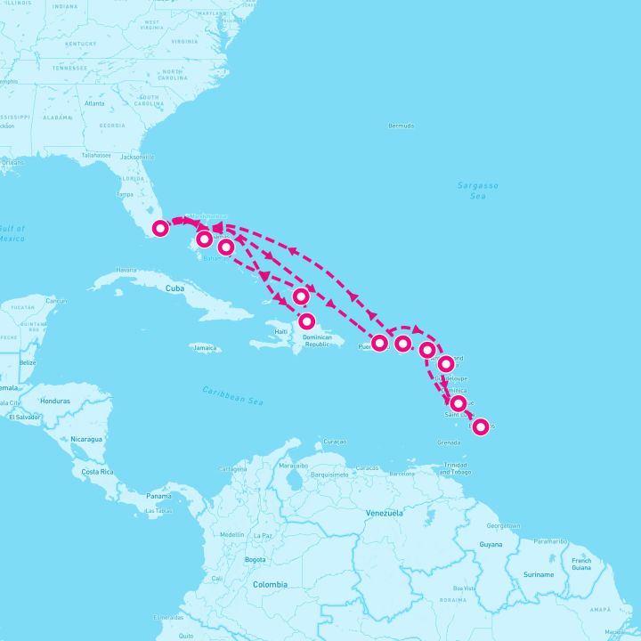 19 Night Caribbean (Miami Roundtrip)