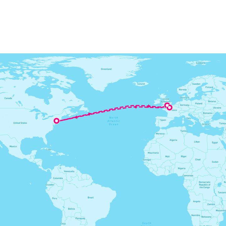 Roundtrip Transatlantic Crossing
