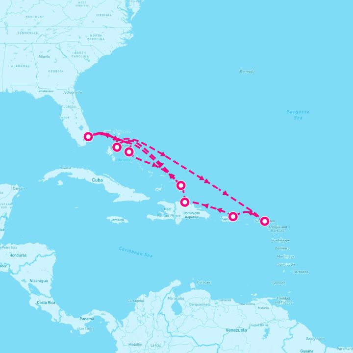 14 Night Caribbean Eastern Adventurer (Ft. Lauderdale Roundtrip)
