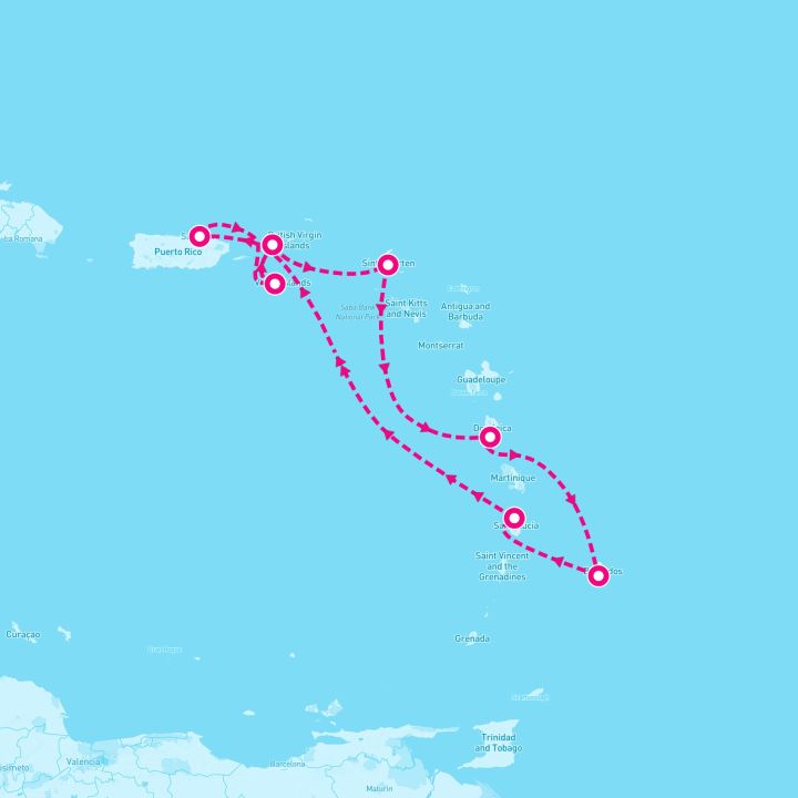 8 Night Southern Caribbean (San Juan Roundtrip)