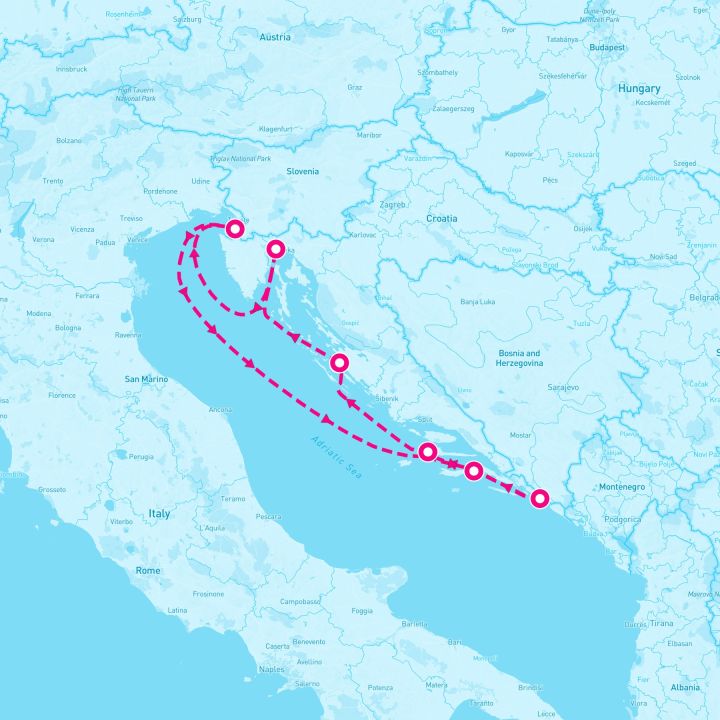 7 Night Jewels Of The Dalmatian Coast (Dubrovnik Roundtrip)