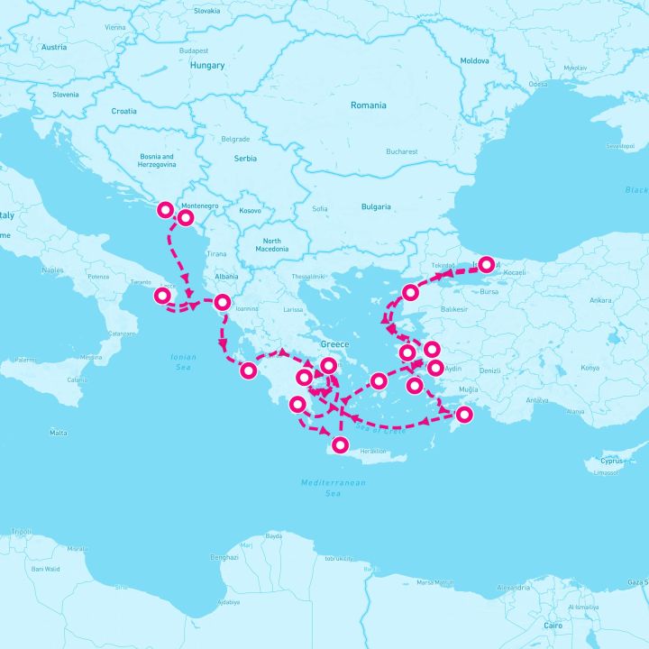 21 Night Balkans Ephesus & Greek Isles (Dubrovnik To Athens)