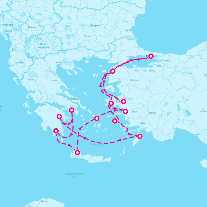 14 Night Greek Isles & Ephesus (Athens Roundtrip)