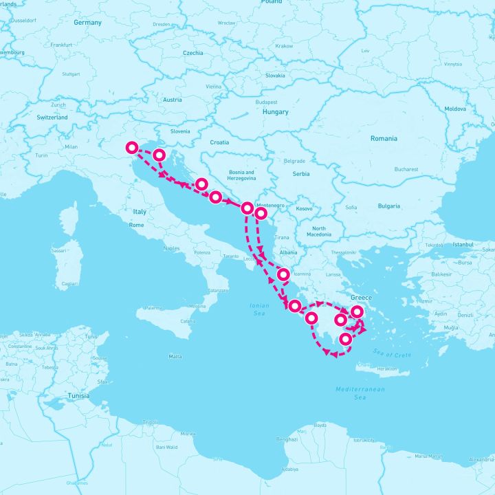 14 Night Eastern Mediterranean (Athens Roundtrip)