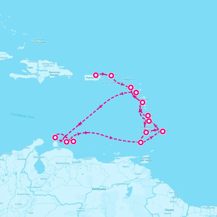 20 Night Holiday Caribbean Enchantment (San Juan To Bridgetown)
