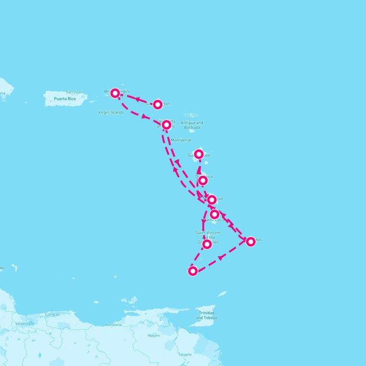 14 Night Yachtsmans Island Jewels (Philipsburg To Bridgetown)