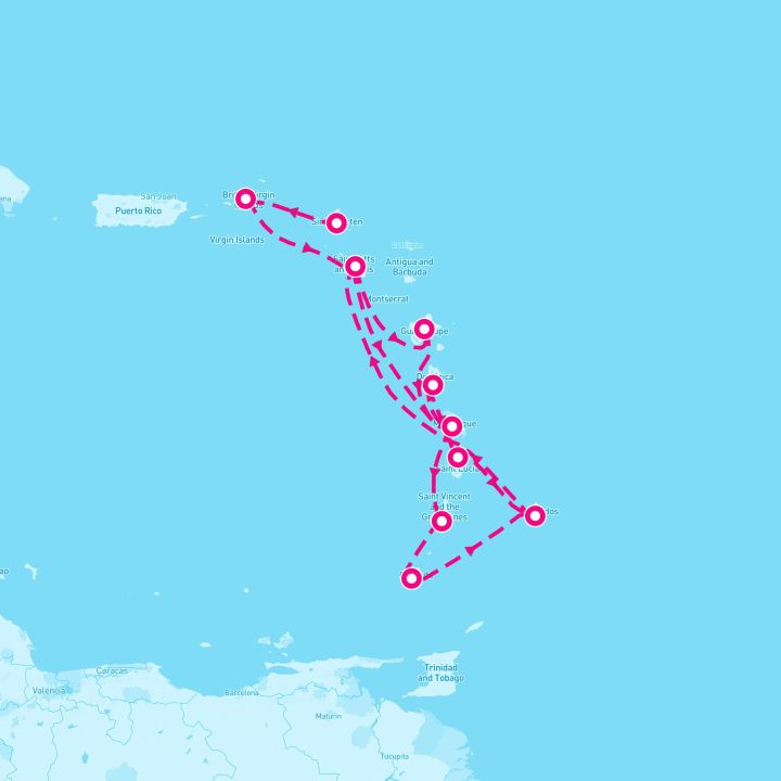14 Night Yachtsmans Island Jewels (Philipsburg To Bridgetown)