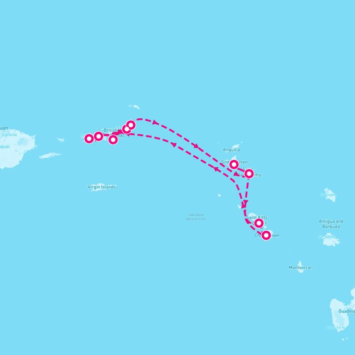 7 Night Leeward Islands Discovery (Charlotte Amalie Roundtrip)