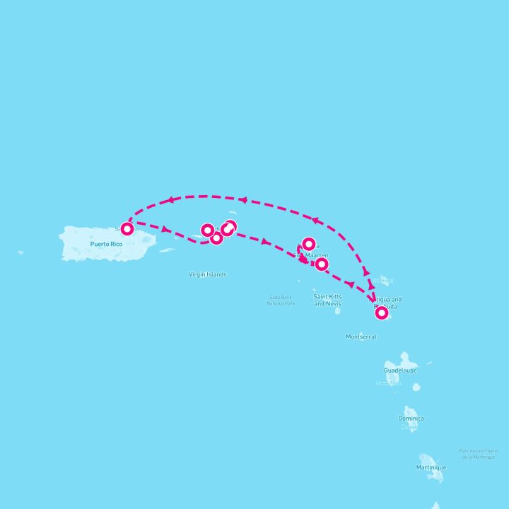 7 Night Best Of British Isles & St Barths (San Juan Roundtrip)
