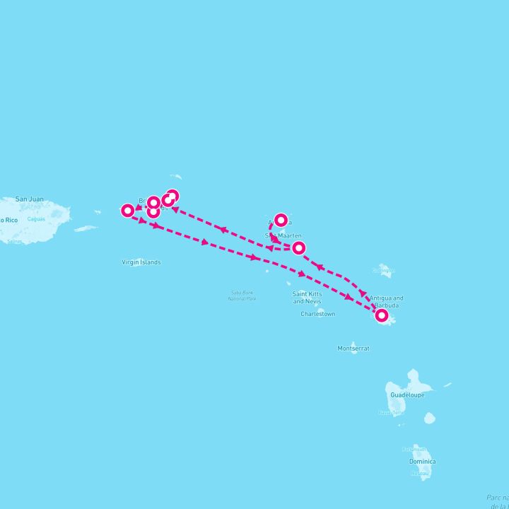 7 Night St. Barths & Caribbean Gems (St. Thomas Roundtrip)