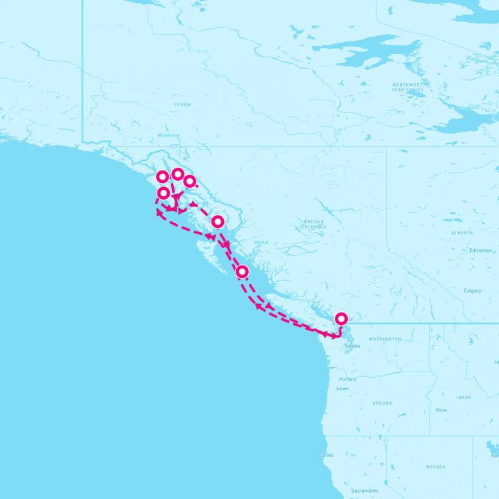 7 Night Alaska Inside Passage (Vancouver Roundtrip)