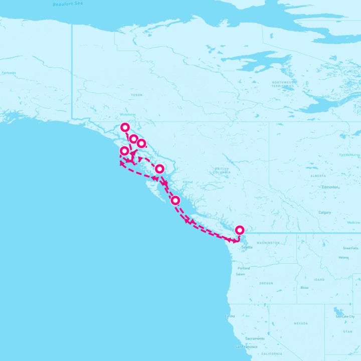 7 Night Alaska Inside Passage (Vancouver Roundtrip)