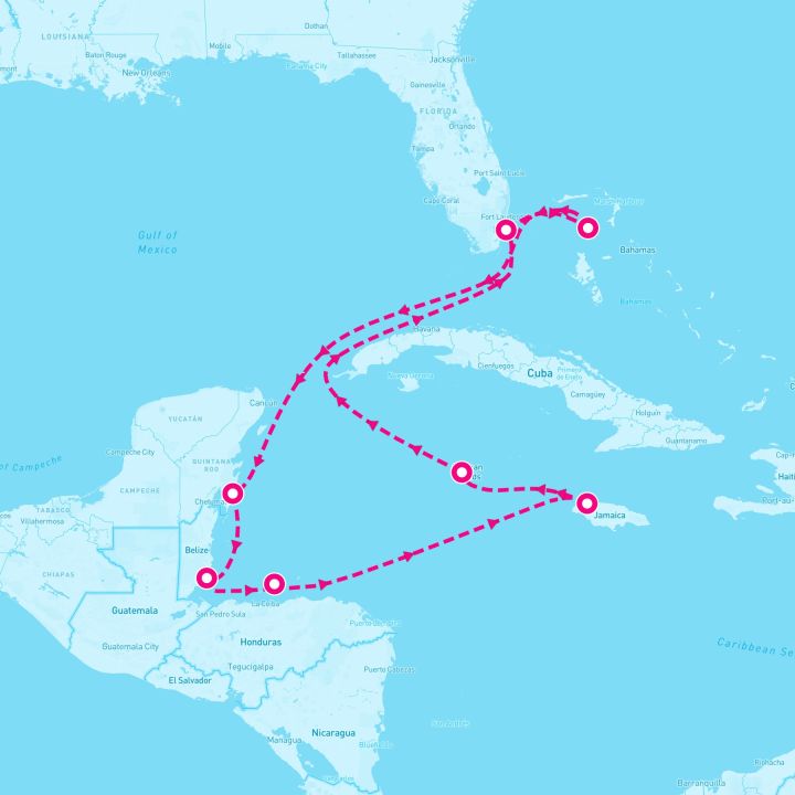 10 Night Mayan Culture & Island Joy (Miami Roundtrip)
