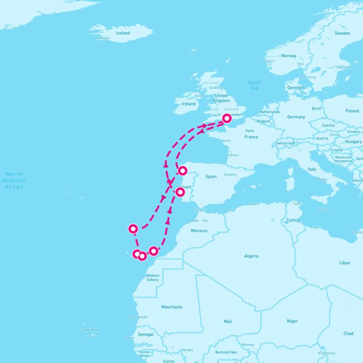 12- Ight Canary Islands (Southampton Roundtrip)