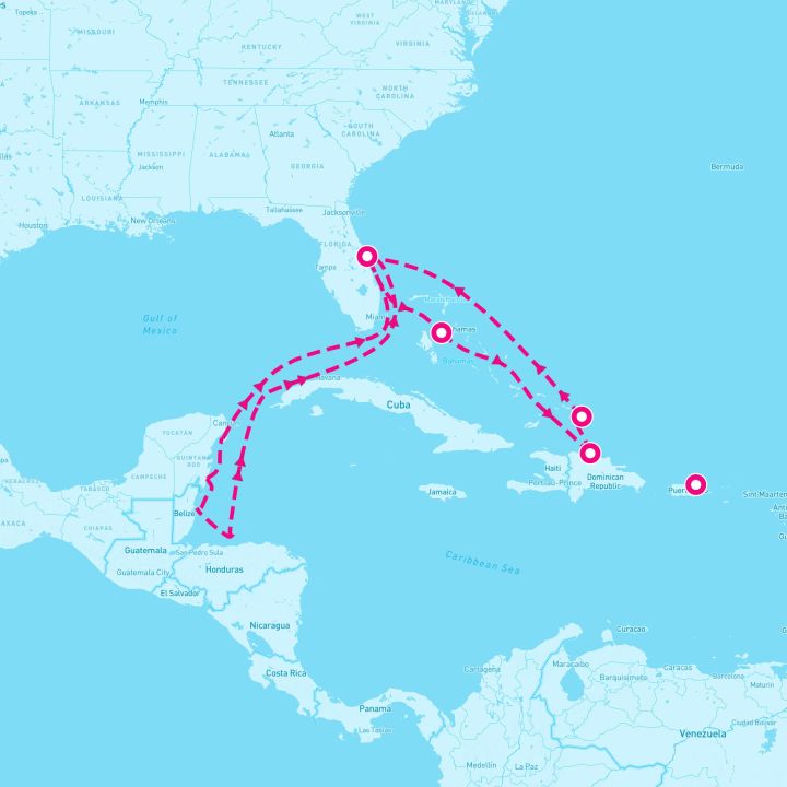 14 Night Eastern Caribbean Adventurer Holiday (Port Canaveral Roundtrip)