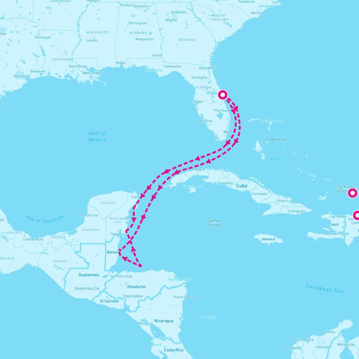 8 Night Western Caribbean With Mexico (Port Canaveral Roundtrip)
