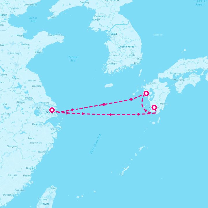 5 Night Kagoshima & Nagasaki (Shanghai Roundtrip)