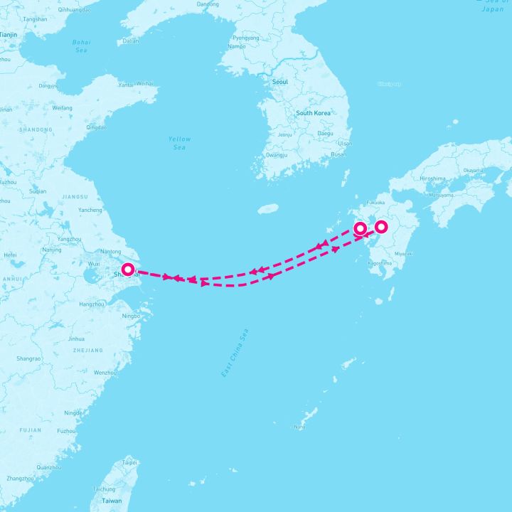 5 Night Kumamoto & Nagasaki (Shanghai Roundtrip)