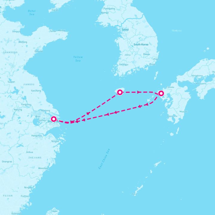 4 Night Jeju & Sasebo (Shanghai Roundtrip)