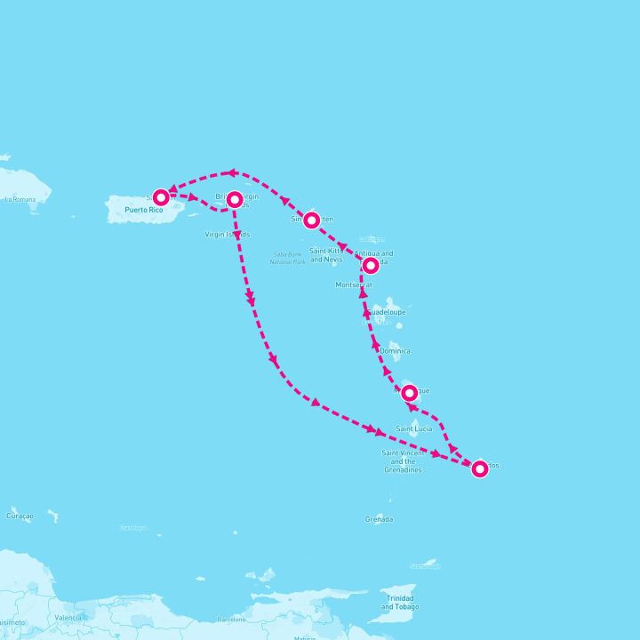 7 Night Barbados Antigua Bvi & More (San Juan Roundtrip)