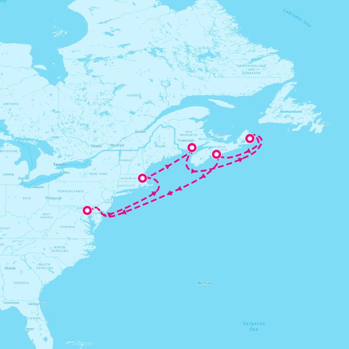 9 Night Canada & New England (Baltimore Roundtrip)