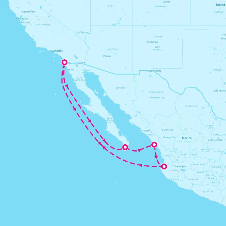 7 Night Mexican Riviera (San Diego Roundtrip)