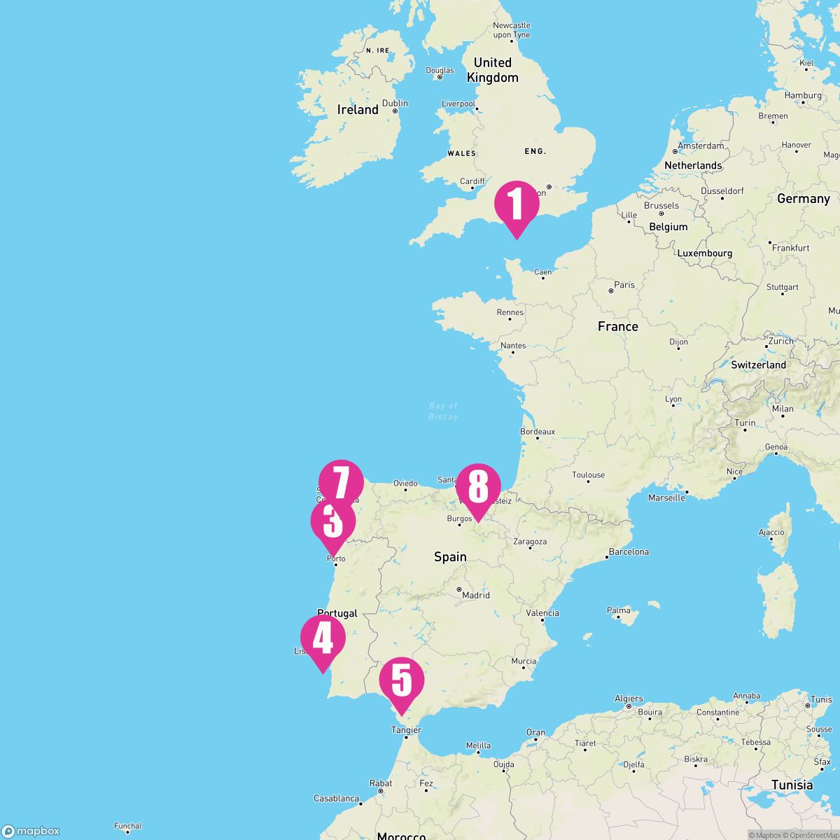 9 Night Spanish Flair (Southampton Roundtrip)